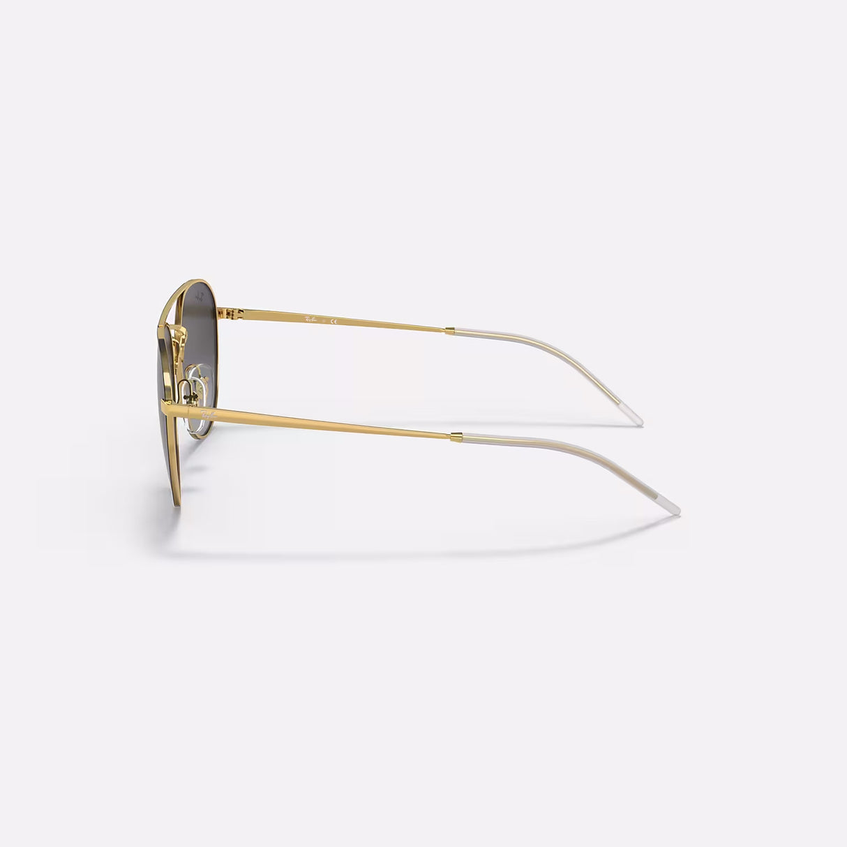RAY-BAN RB3589 Sunglasses - Unisex, Full-Rim, Black On Gold