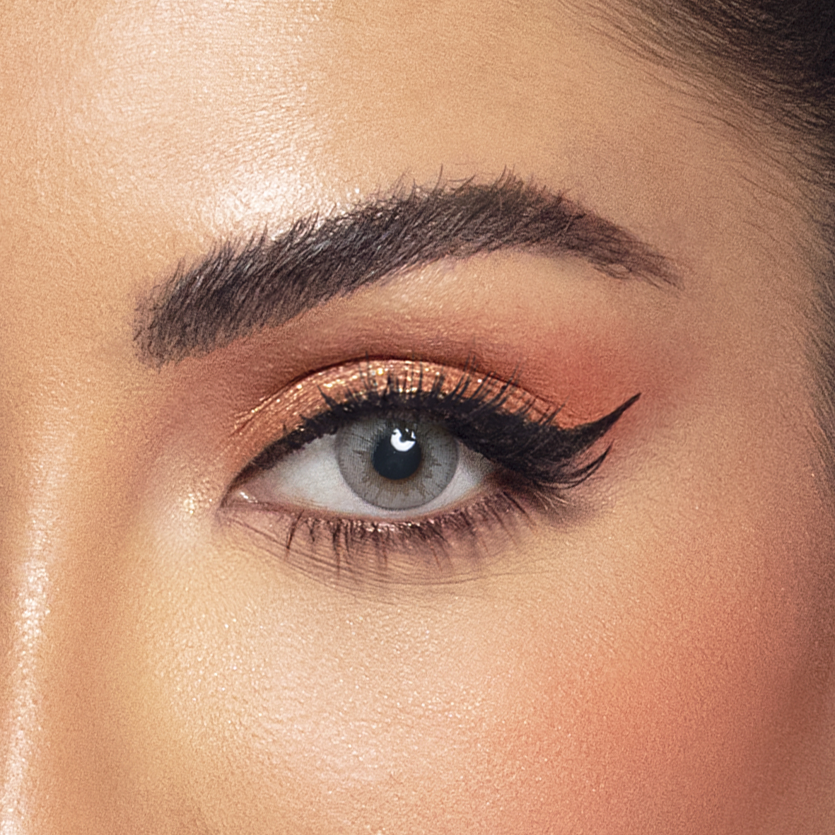 Amara Monthly Colored Contact Lenses - Caramel Stone