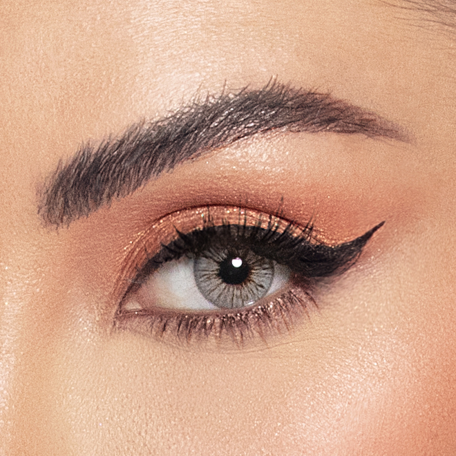 Lentilles de contact colorées mensuelles Amara - Gris fumé