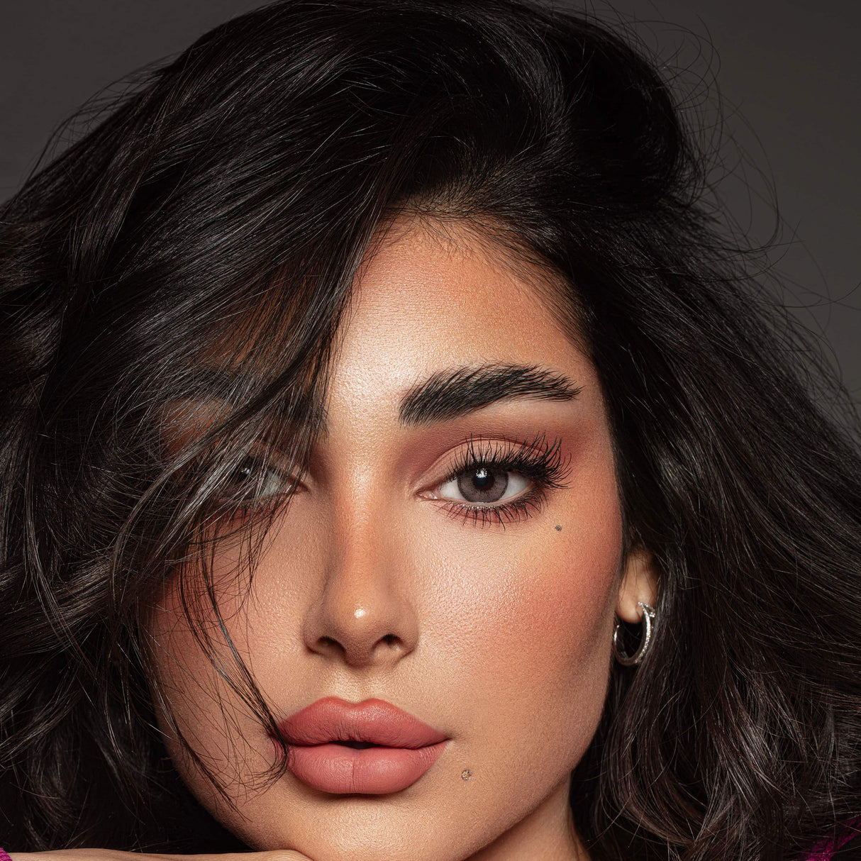 Amara Monthly Colored Contact Lenses - Chai