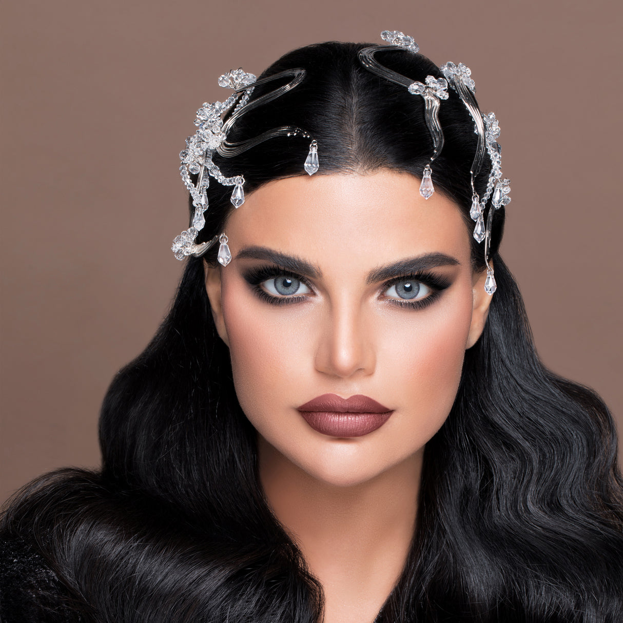 Flora Monthly Colored Contact Lenses - Luna Gray