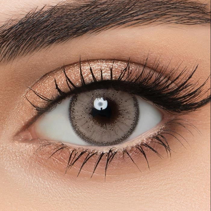 Lentilles de contact mensuelles colorées LensMe - Caffe