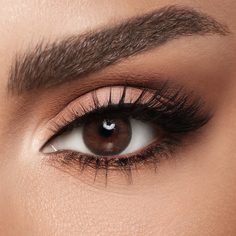 Lentilles de contact mensuelles colorées Diva - Cèdre