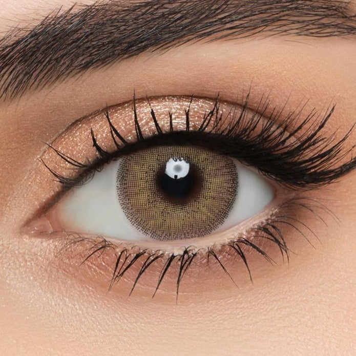 Lentilles de contact mensuelles colorées LensMe - Miel