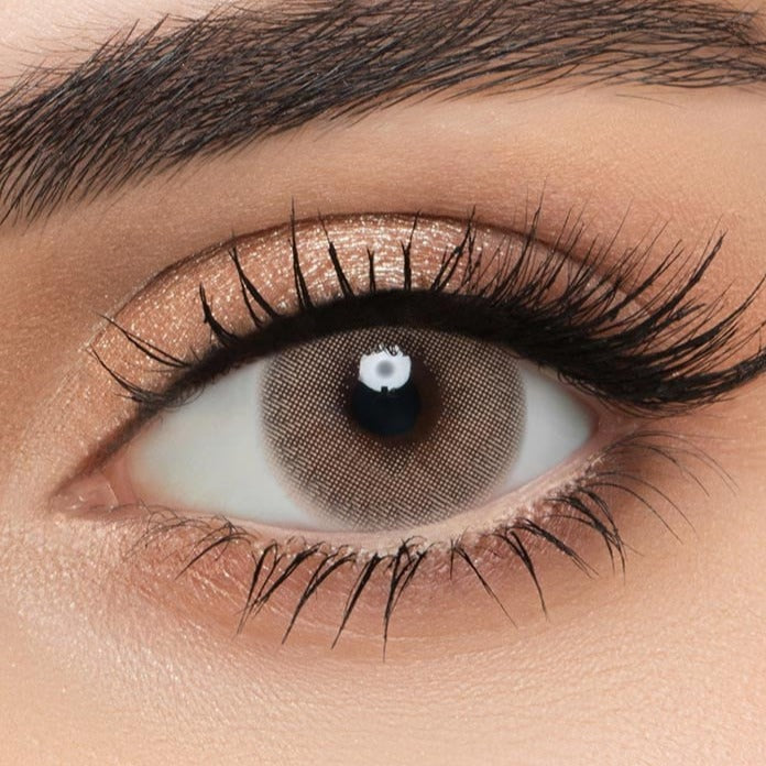 Lentilles de contact mensuelles colorées LensMe - Caramel