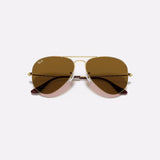 Ray Ban Rb3025 001/33 55-14 Aviator Classic Brown Sunglass