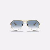 Ray Ban RB3025 001/3F 58-14 Aviator Gradient Light Blue Sunglass