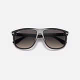 Ray Ban RB4147 601/32 56-15 Gradient Grey Boyfriend Sunglass