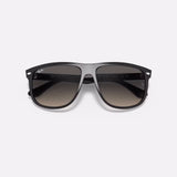 Ray Ban RB4147 601/32 60-15 Gray Gradient Boyfriend Sunglass