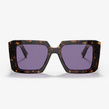 Prada PR 23YS 51 Women’s Square Sunglasses - Tortoise Acetate Frame, Polyamide Lenses