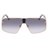 TOM FORD Reno FT0911 - 28B 66 Sunglasses - Gold Frame, Grey Lenses