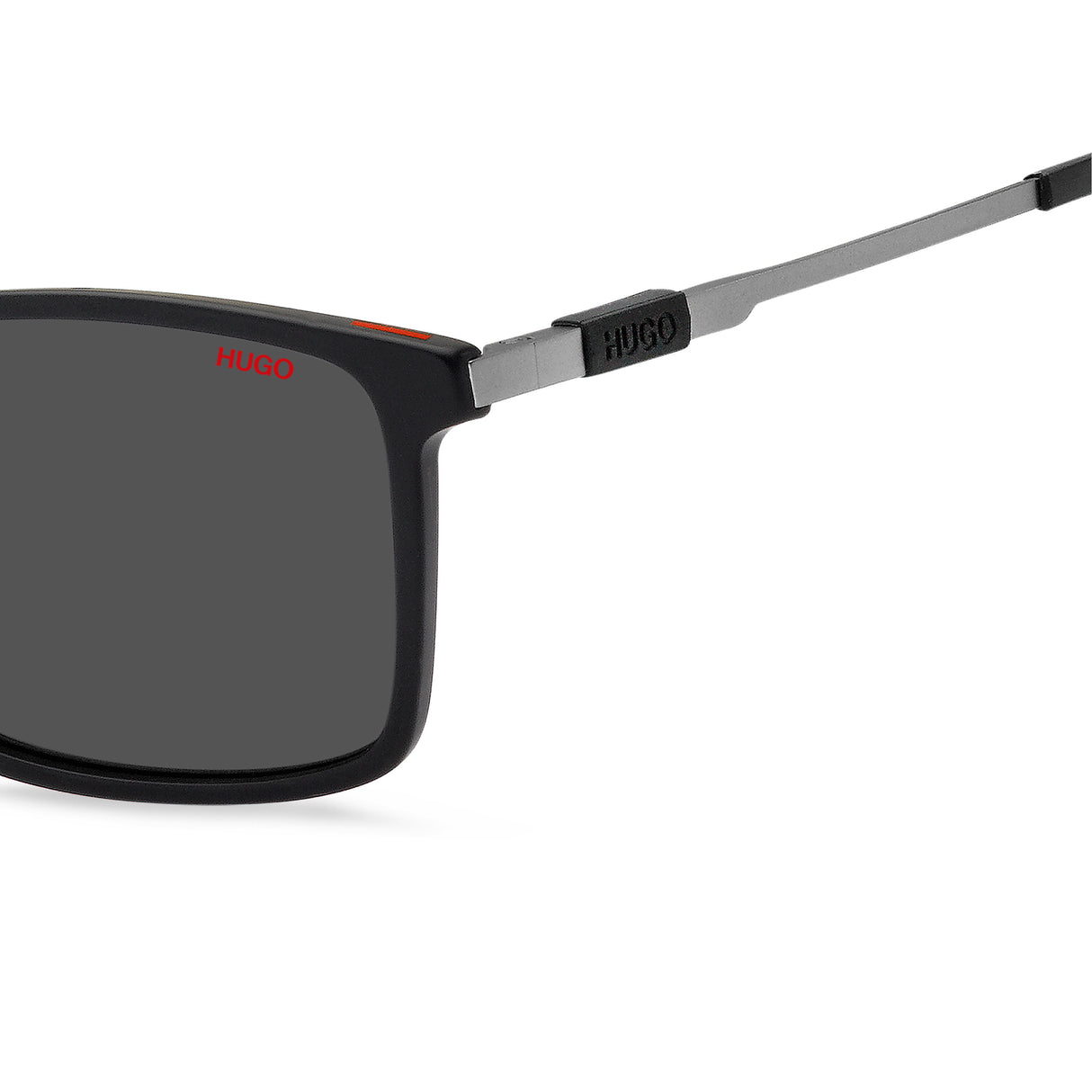 HUGO HG 1099/S 56 Sunglasses - Matte Black Frame, Grey Lenses