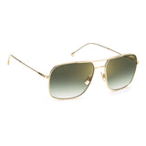 Carrera 247/S J5G/D6 Green Shaded Gold Mirror Antirefex - Men Sunglasses