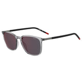 HUGO HG 1268/S KB7 54 Sunglasses - Gray Frame, Red Mirror Lenses