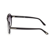 TOM FORD Jeffrey FT0932/01B 59 Sunglasses - Shiny Black Frame, Gradient Smoke Lenses