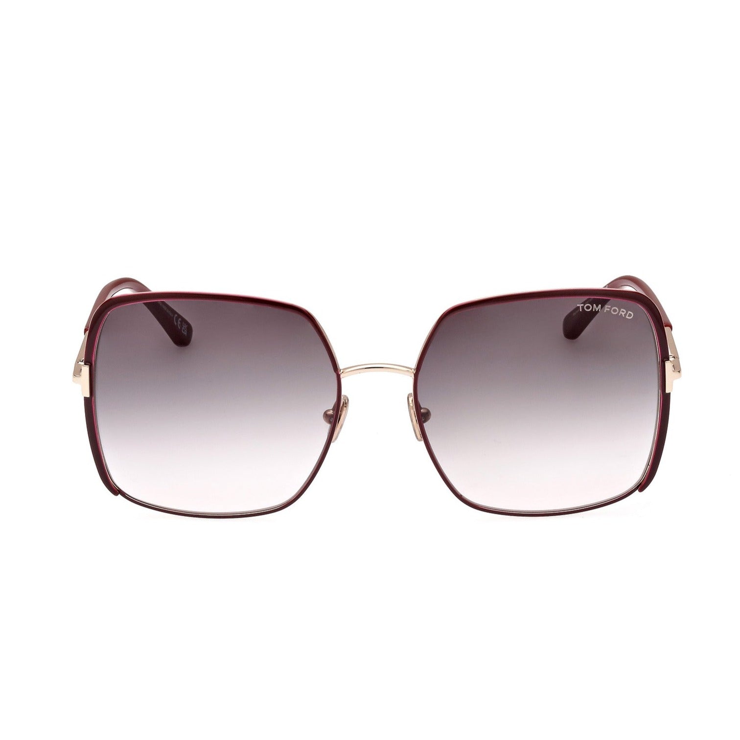 TOM FORD FT1006 69W Bordeaux Women Sunglasses – Alharethoptics.com