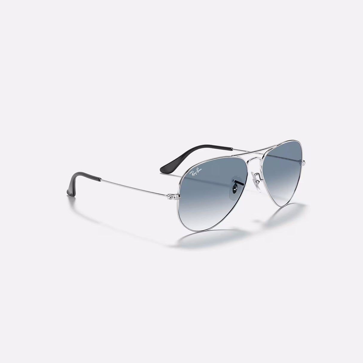 Ray Ban Rb3025 003/3f 55-14 Aviator Light Blue Gradient