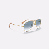 Ray Ban RB3025 001/3F 55-14 Aviator Light Blue