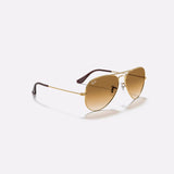 Ray Ban Rb3025 001/51 55-14 Aviator Gradient Light Brown Sunglass