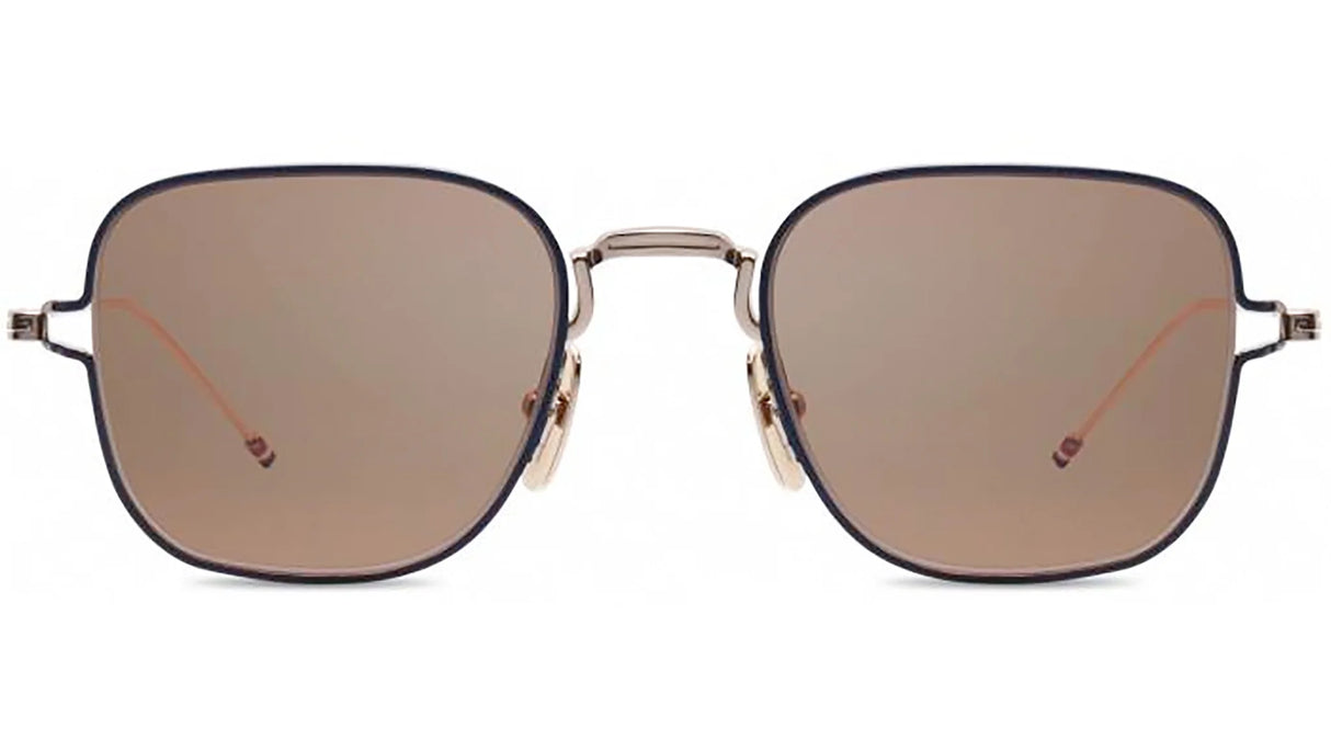 THOM BROWNE TBS116-A-02 titanium Brown Square Sunglass