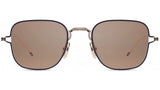 THOM BROWNE TBS116-A-02 titanium Brown Square Sunglass