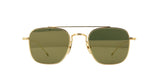 Thom Browne TBS907-50-01 Gold Square Sunglass