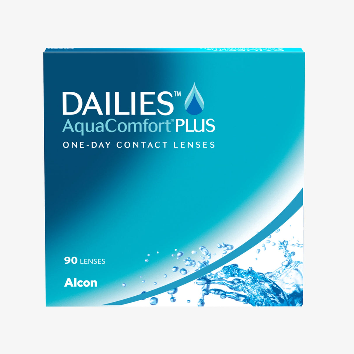 DAILIES AquaComfort Plus  Daily  Contact Lenses -90 lenses per  box