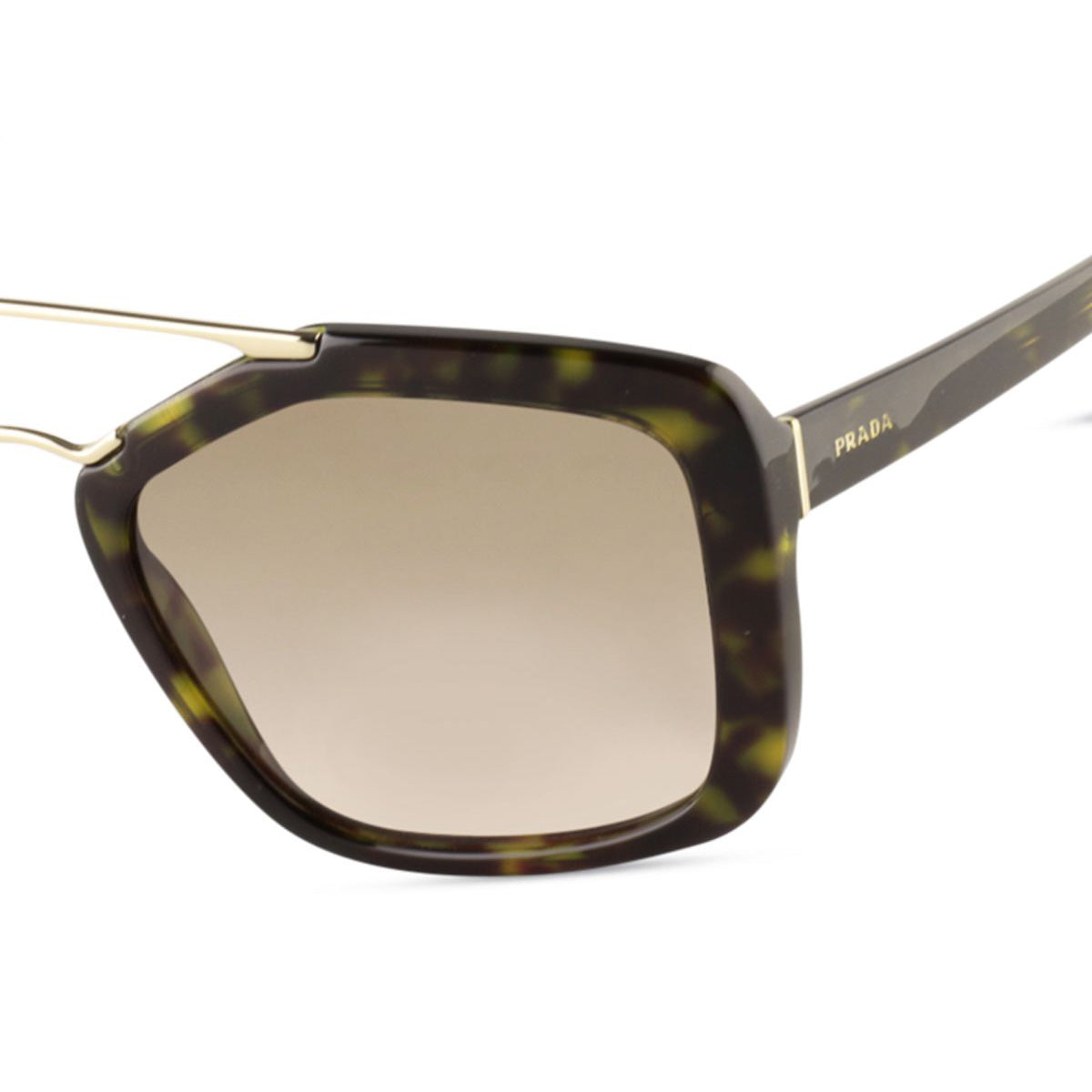 Prada PR 24RS 2AU3D0 Havana /light brown gradient women's Sunglasses